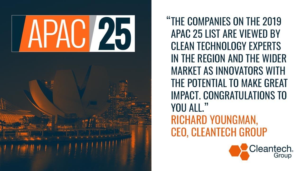 Data Engineering by Future Grid recognised as a top 25 CleanTech companies in APAC