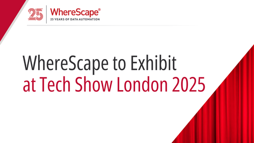 WhereScape to Exhibit at Tech Show London 2025