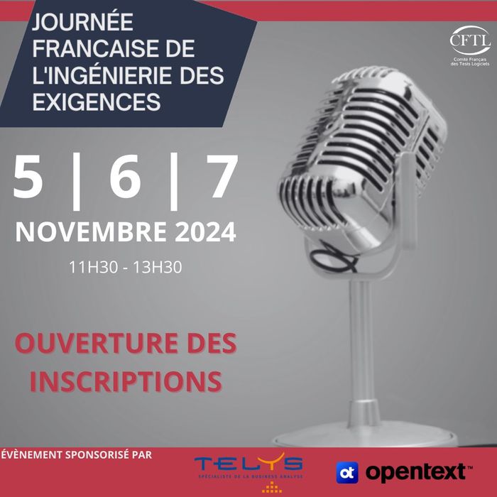 Journées Française de l'Ingénierie des exigences - Conférence 