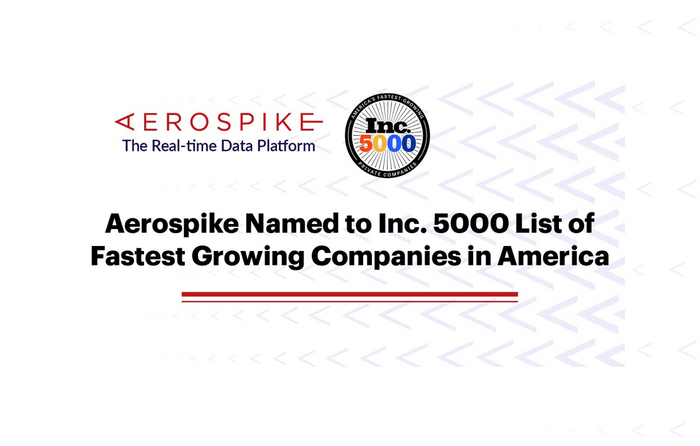 Aerospike Named to Inc. 5000 List of Fastest-growing Companies in America