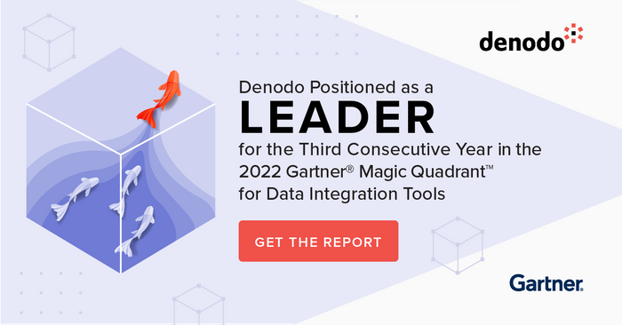 Denodo is a Leader for the Third Year in a Row in the 2022 Gartner® Magic Quadrant™ for Data Integration Tools