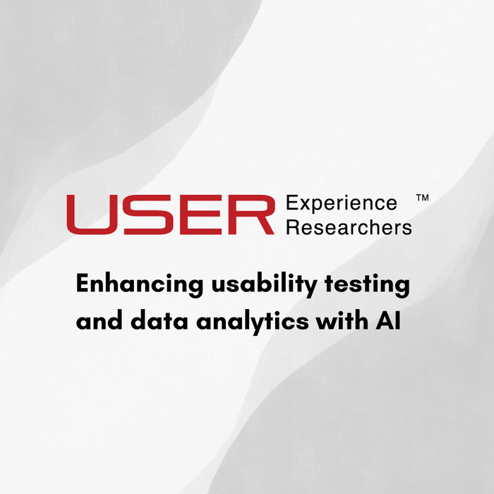 USER drives a new era of UX by enhancing Usability Testing and Data Analytics with AI