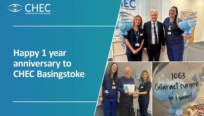 Happy 1 Year Anniversary to CHEC Basingstoke