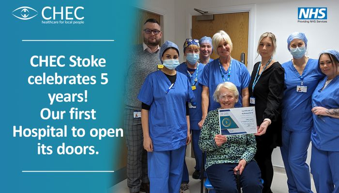 CHEC Stoke Celebrates 5 Years! Our First Hospital To Open It's Doors