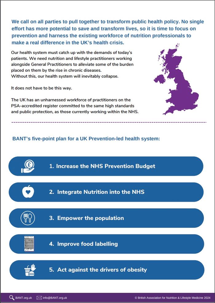 It's time for a prevention-led model to rebuild the nation's health: A call for change!