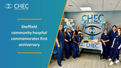 Sheffield Community Hospital Commemorates First Anniversary