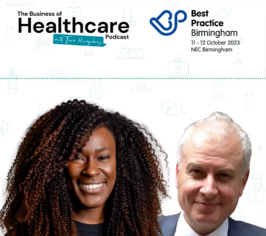 A very special episode of The Business of Healthcare Podcast: Our Keynote Theatre Chair and some exciting news...