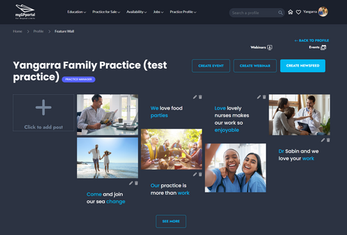 Practice and practitioners premium FREE profile pages