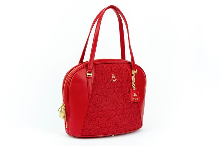 The Elizabeth IYASU Medical Bag in Red Quilted