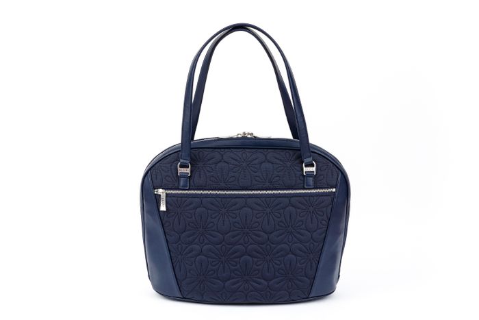 The Elizabeth Medical Bag in Indigo Quilted
