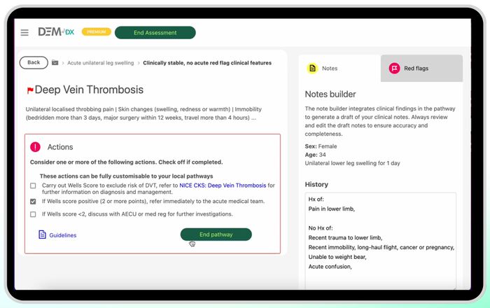 Primary Care Clinical Assessment Tool