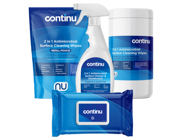 2 in 1 Alcohol Free Disinfection