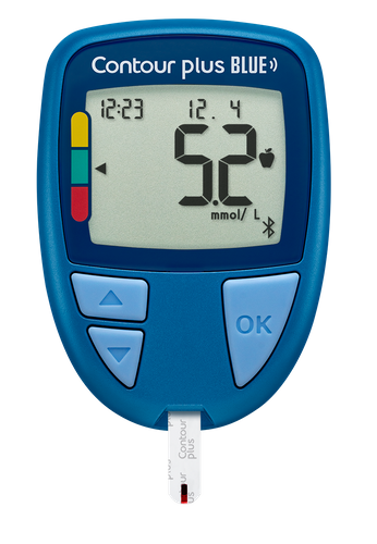 Contour Plus Blue Blood Glucose Monitoring Meter