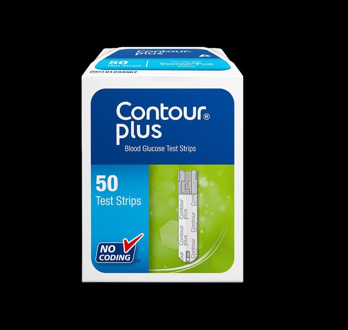 Contour Plus Blue Blood Glucose Monitoring Meter