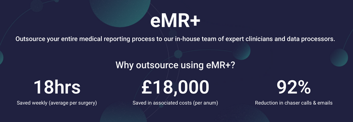 eMR+ by Medi2data: a fully managed medical reporting service