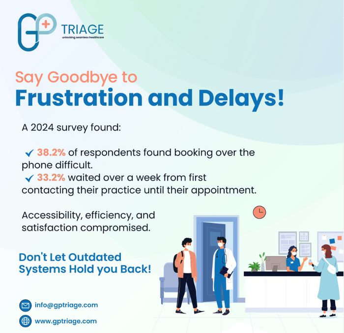 GP Triage, the cutting-edge AI assisted triage system designed to streamline appointment bookings for General Practitioners (GPs) in the UK.
