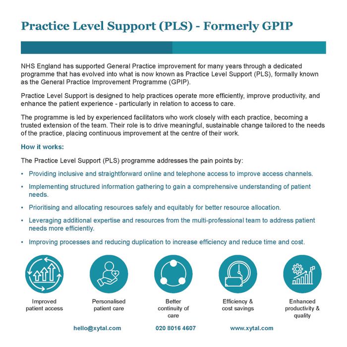 Practice Level Support