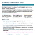 Supporting Neighbourhood Teams