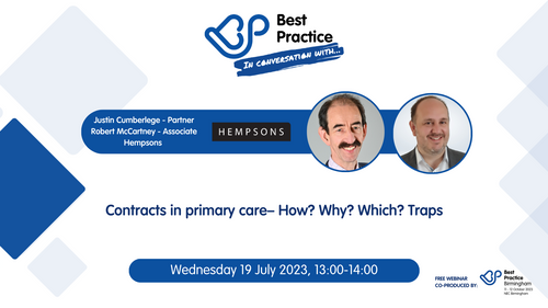 Contracts in primary care– How? Why? Which? Traps