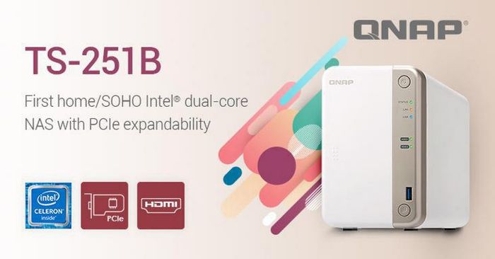 QNAP Releases the Intel Dual-core TS-251B - A Home/SOHO Multimedia NAS with PCIe Expandability