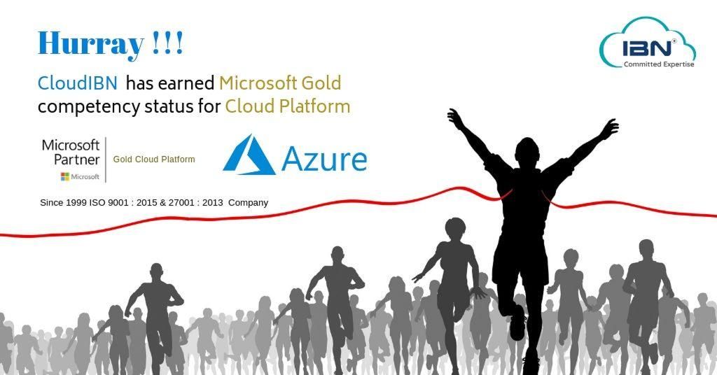 CloudIBN Achieves Gold Competency in Microsoft Azure Cloud