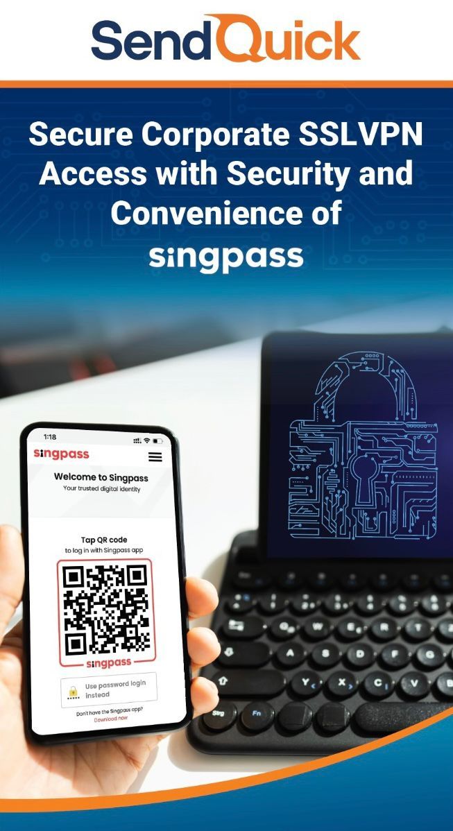 Singpass Login and SendQuick implements seamless Multifactor Authentication for top-grade business cybersecurity
