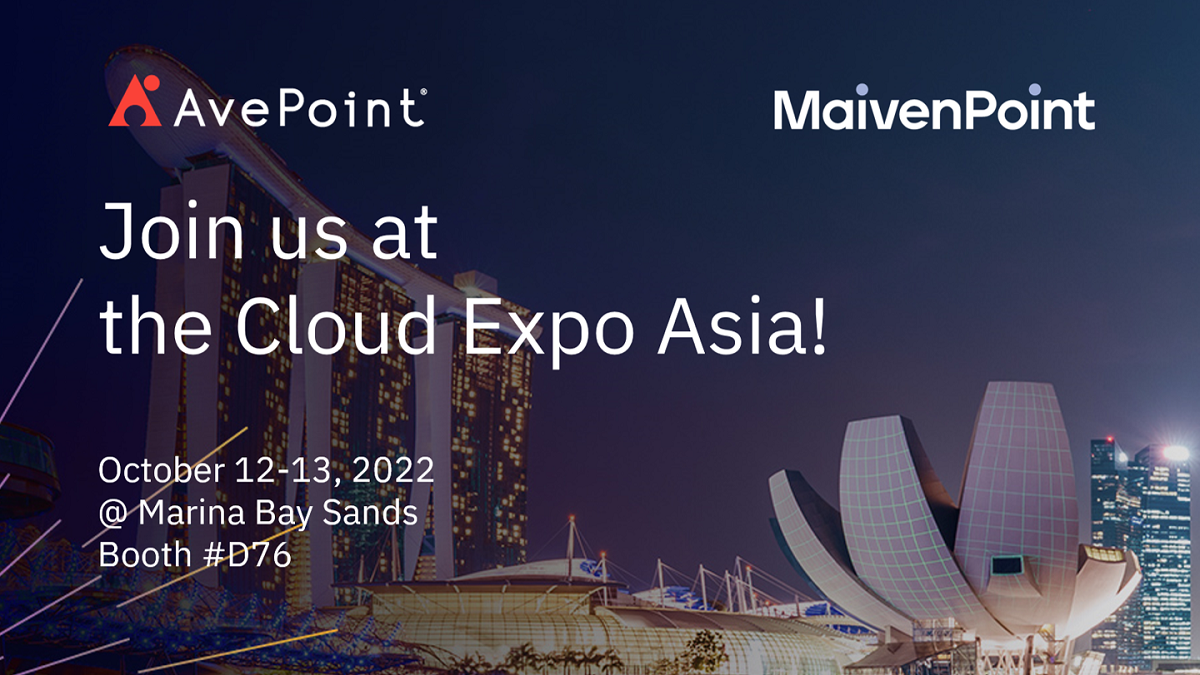 AvePoint to Join Cloud Expo Asia with Cybersecurity Speaking Session and Panel Discussion