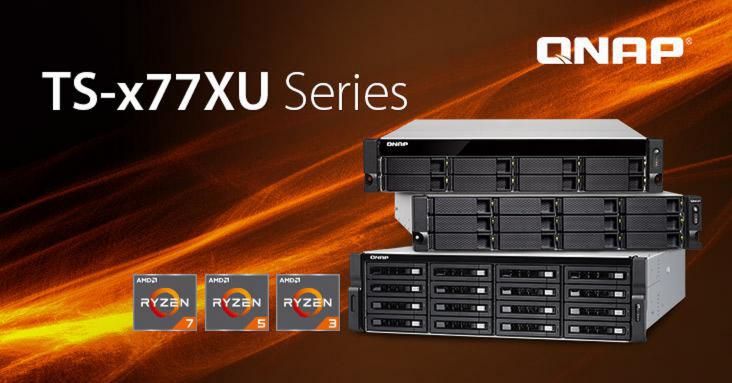 The Power of Ryzen in Rackmount NAS - QNAP Introduces the TS-x77XU Series