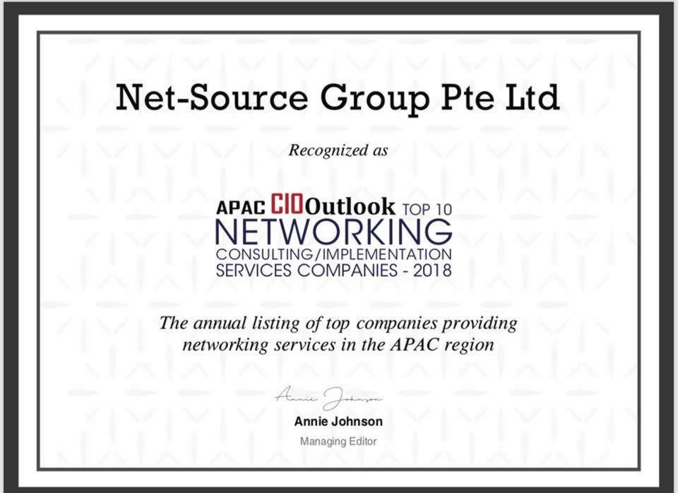 APAC CIO Outlook Top 10 Networking Consulting/Implementation Services Companies - 2018