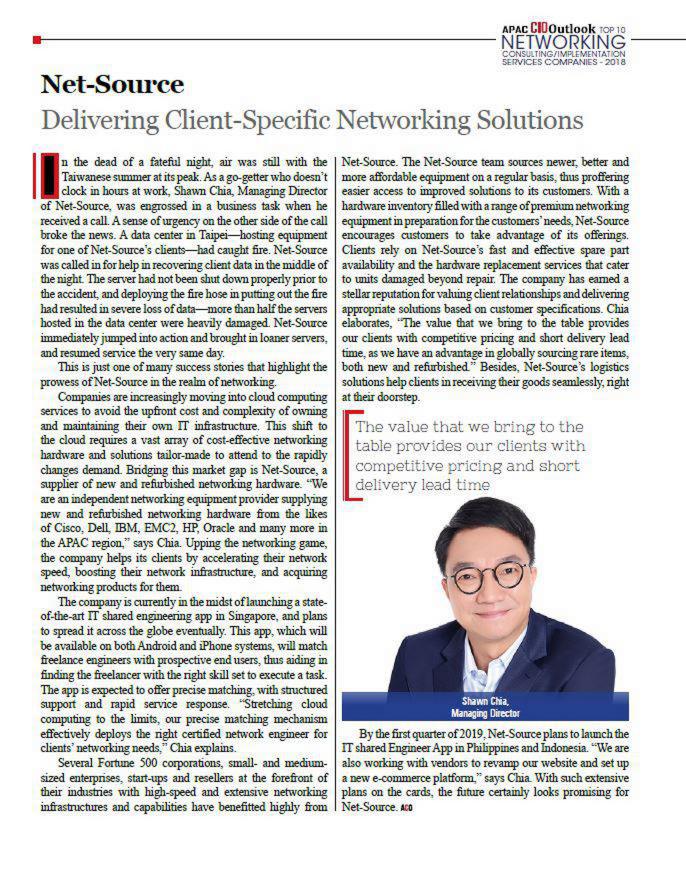 Net-Source: Delivering Client-Specific Networking Solutions