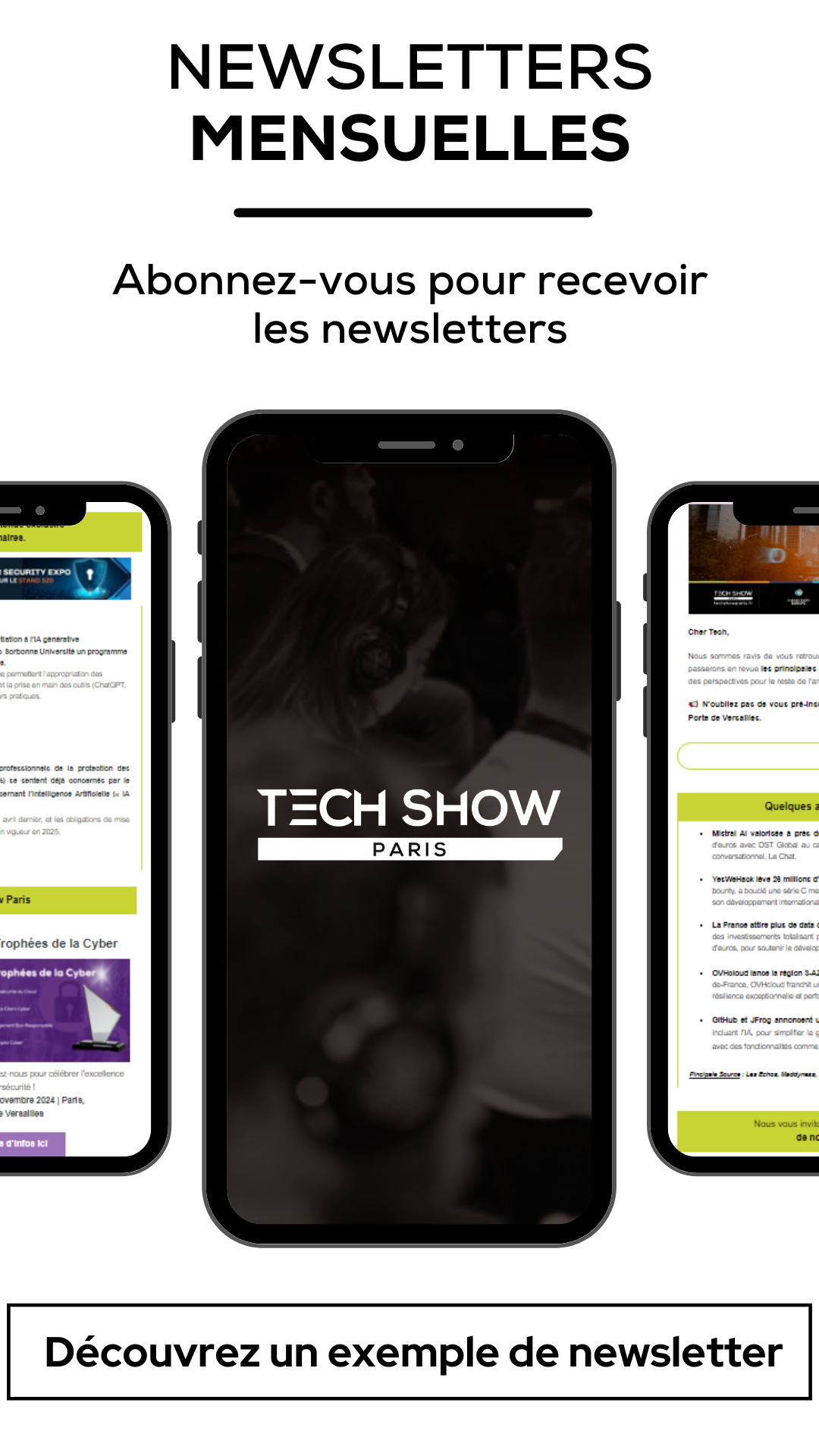 Abonnement à la newsletter