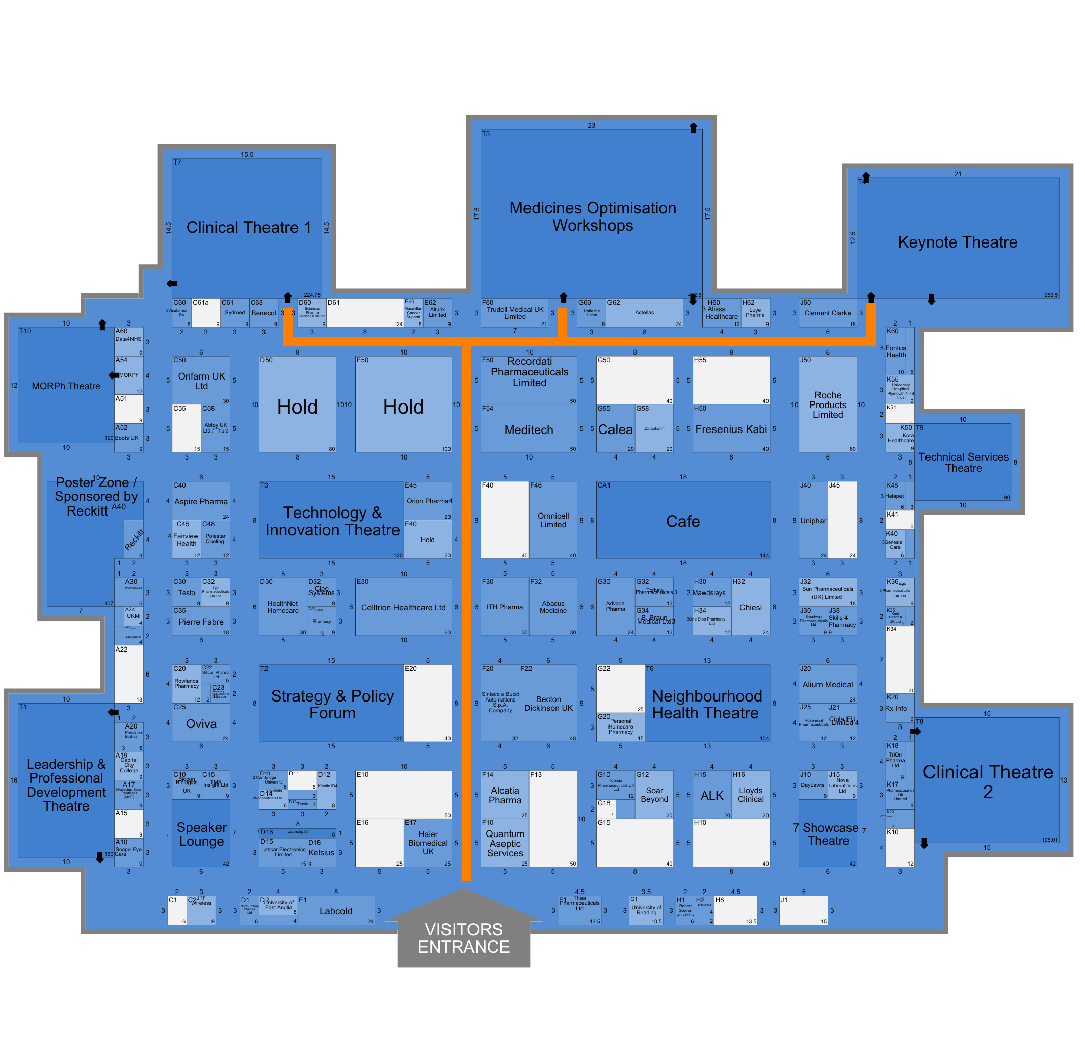 2027 clinical pharmacy congress floor plan