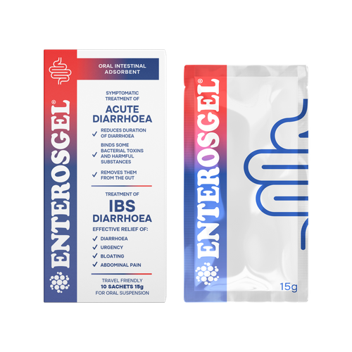 ENTEROSGEL® Traveller’s Diarrhoea & IBS Relief On-The-Go - Pack of 10