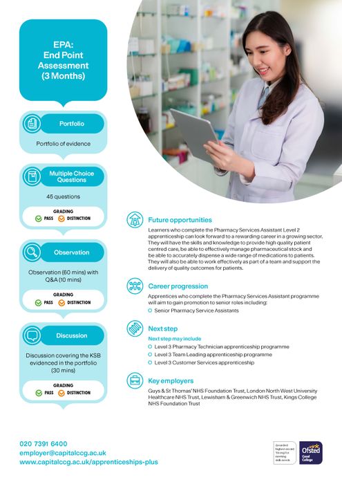 Pharmacy Services Assistant level 2