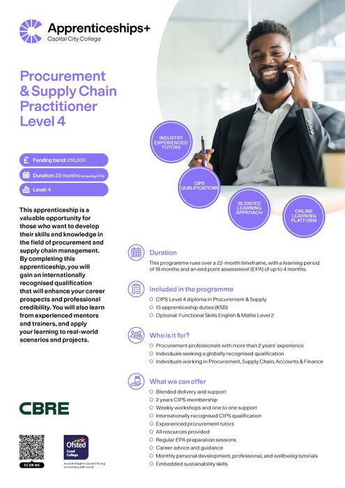 Procurement and Supply Chain Practitioner Level 4