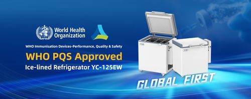 Meling Biomedical Achieves World’s First WHO PQS Certification Under New Standards with YC-125EW Ice-Lined Refrigerator