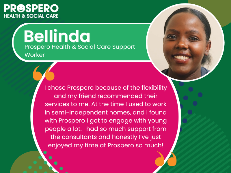 Belinda - Prospero Health & Social Care Support Worker