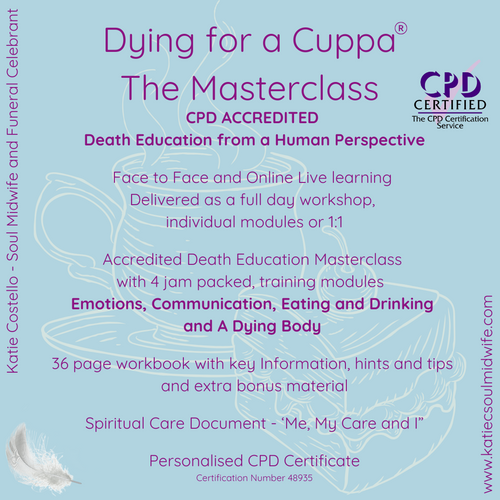 Dying for a CuppaⓇ - The Masterclass - Death education program