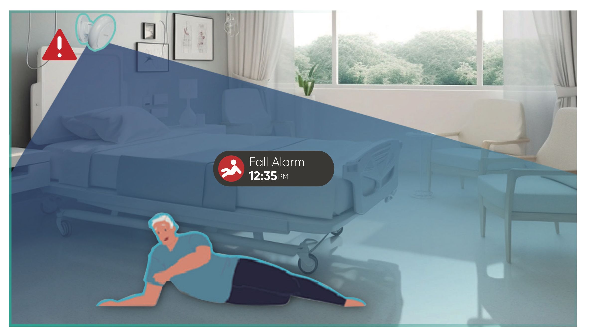 Installation and Maintenance of a HIKVision Auxiliary Care Radar and Thermal Radar Presence Detector - Automatic Warning of Anomalies Seven unique alarms with radar sensors and presence detectors Detect dangers to the elderly before they escalate, helping to avoid serious consequences ·