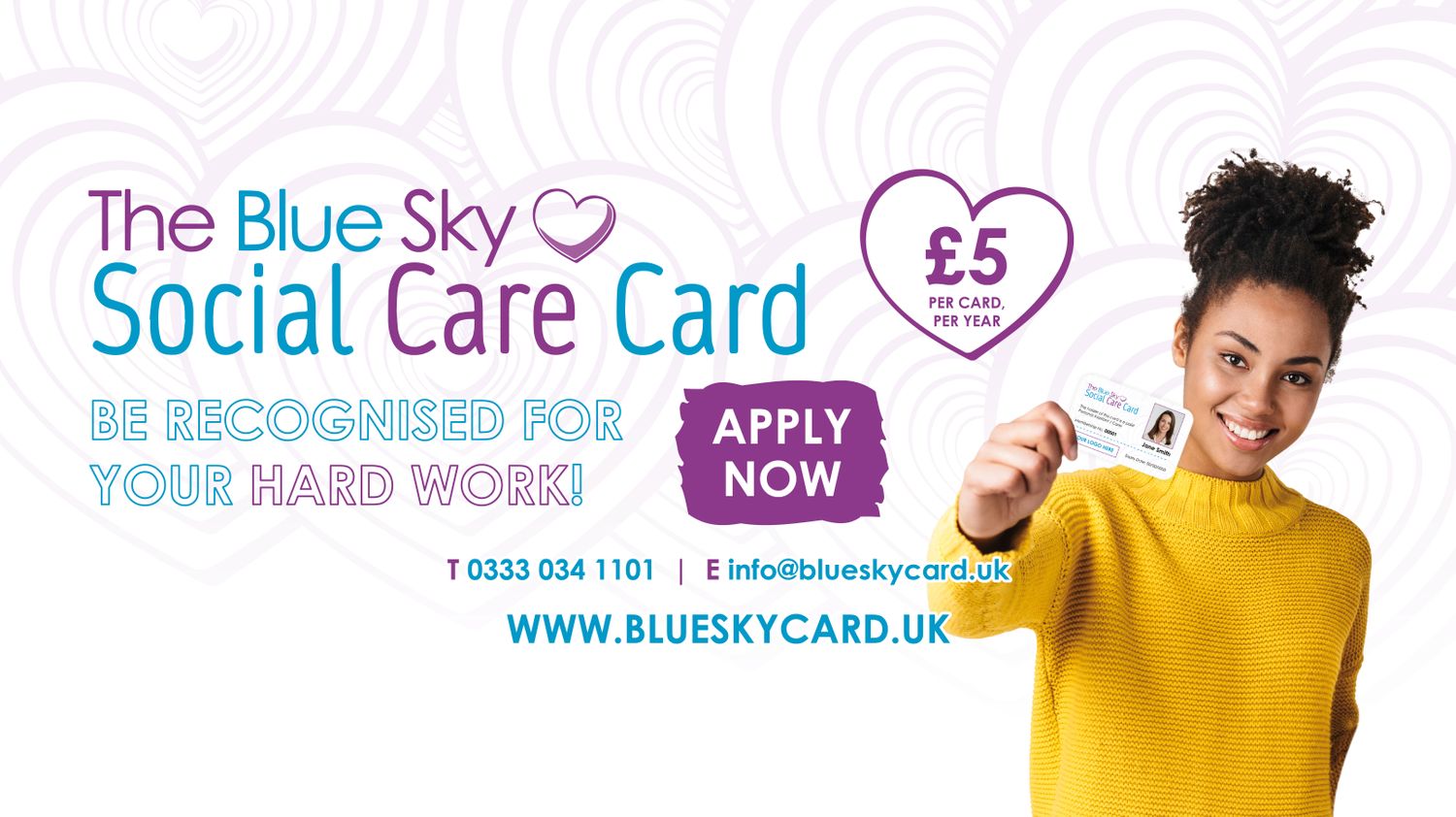 The Blue Sky Social Care Card