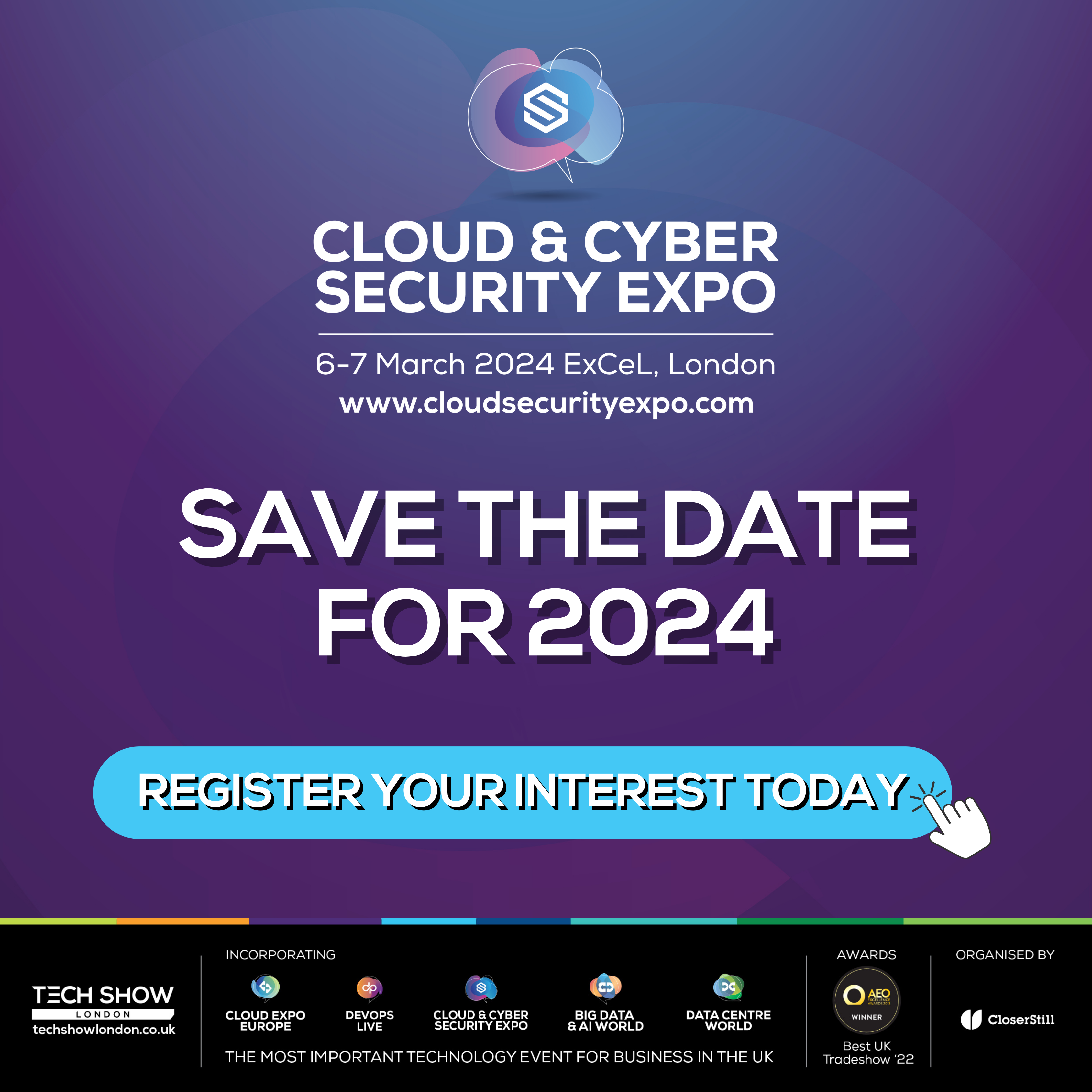 Cloud & Cyber Security Expo | Save The Date