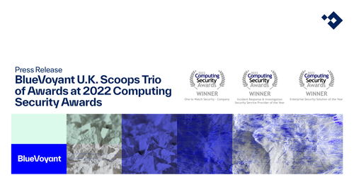 BlueVoyant U.K. Scoops Trio of Awards at 2022 Computing Security Awards