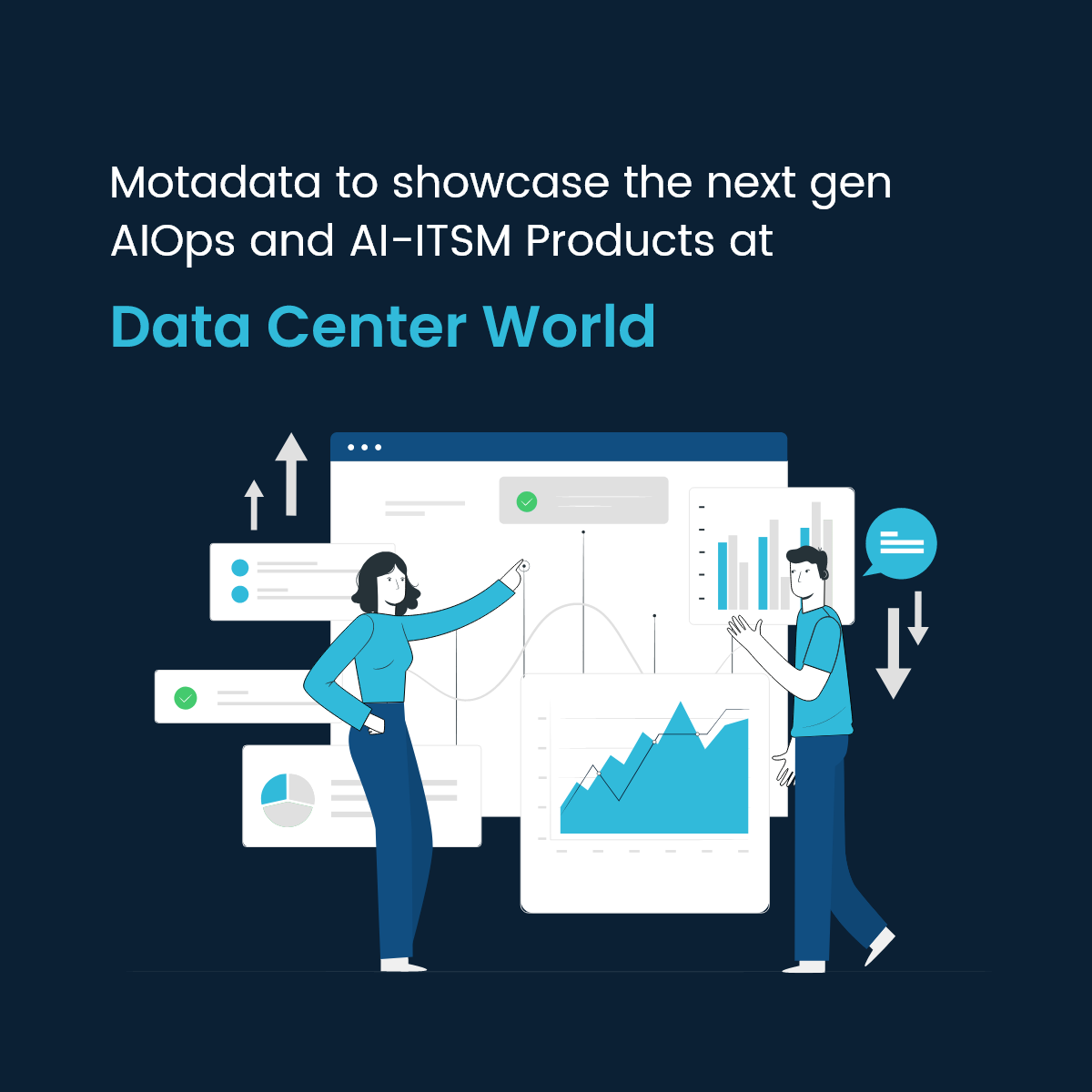 Motadata to showcase the next gen AIOps and AI-ITSM Products at Data Center  World