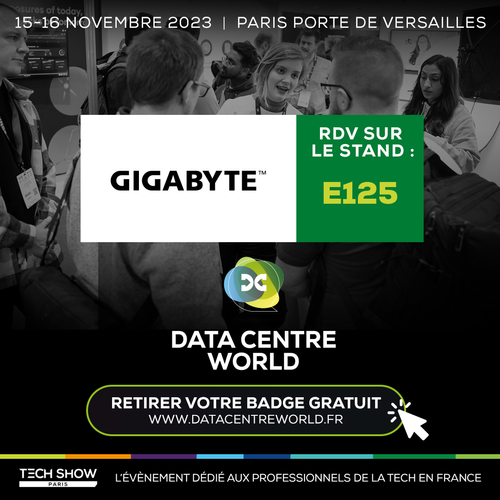 GIGABYTE at Data Centre World Paris 2023 to Showcase Immersion Cooling Total Solution