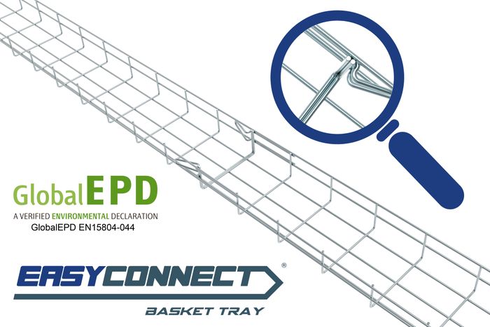 EASYONNECT basket tray celebrates its EPD certification