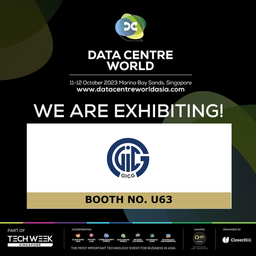 GICG showcases its portfolio of Cybersecurity services at Data Centre World Asia 2023