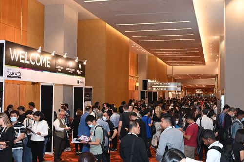 Marina Bay Sands Expo Hall Packed with People, as CloserStill Media marks end of Data Centre World 2022