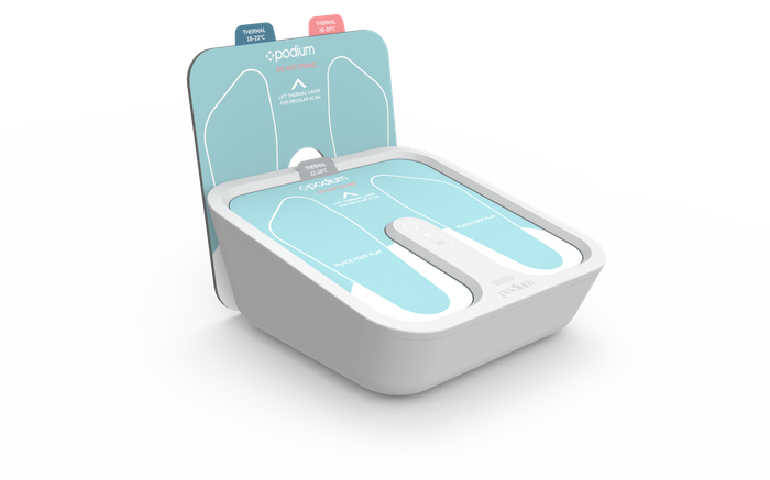 Introducing Podium: Identify diabetic foot conditions with new thermal imaging technology