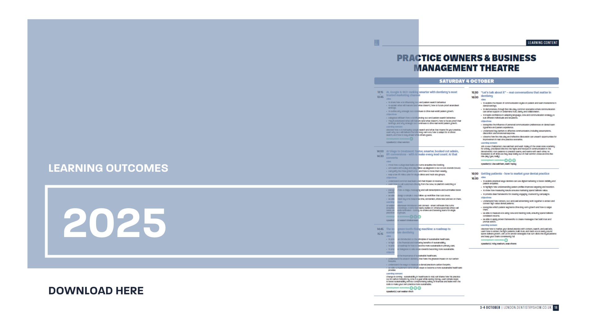 DSL25 Learning Outcomes