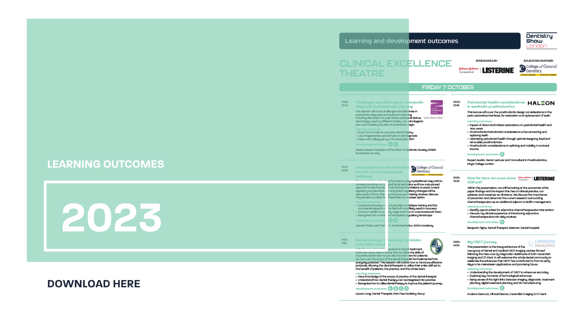 2023 Learning Outcomes